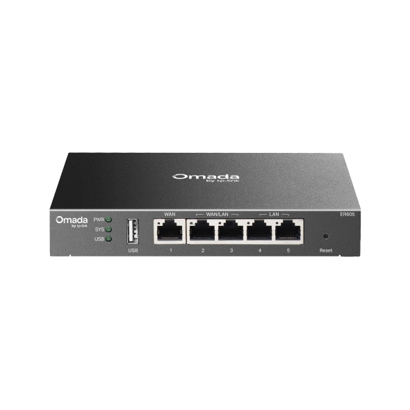 Omada by tp-link ER605 v2.30 Gigabit Multi-WAN Load Balancer Router