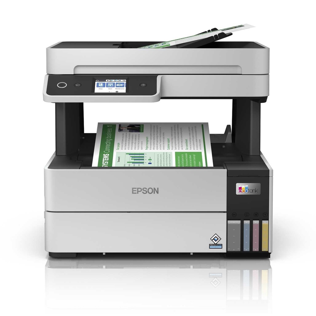 Epson EcoTank L6460 A4 Ink Tank Printer | Color | Print | Scan | Copy with ADF | Auto-Duplex | Wi-Fi | Ethernet